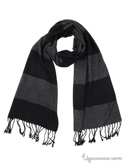 Шарф FABRETTI, цвет черный, серый
