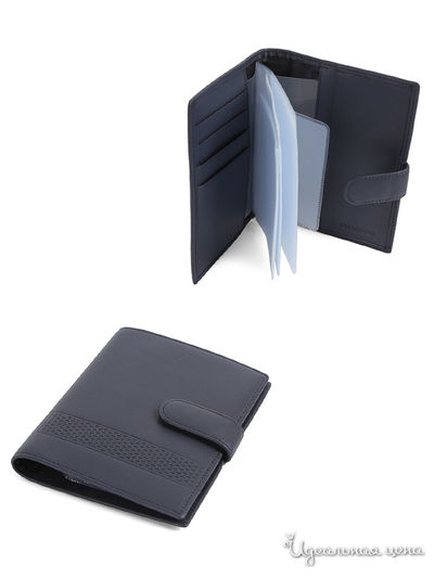 Обложка для документов Leo Ventoni, цвет синий