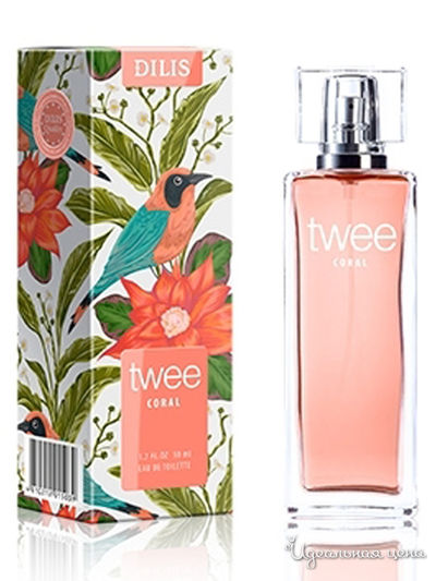 Туалетная вода Coral, 50 мл, Dilis, цвет Мультиколор