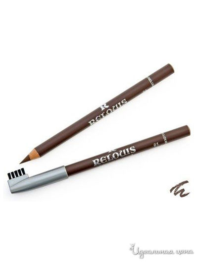 Карандаш для бровей, 01 коричневый, Relouis