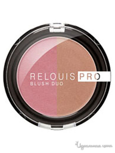 Румяна компактные RELOUIS PRO BLUSH DUO, тон 206, Relouis