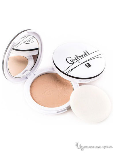 Пудра для лица компактная матирующая Complimenti, тон 05 теплый беж, Relouis