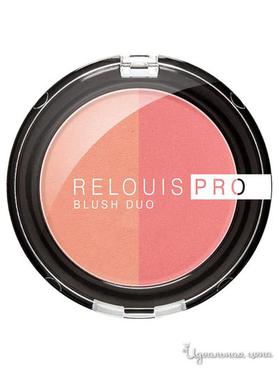 Румяна компактные RELOUIS PRO BLUSH DUO, тон 201, Relouis