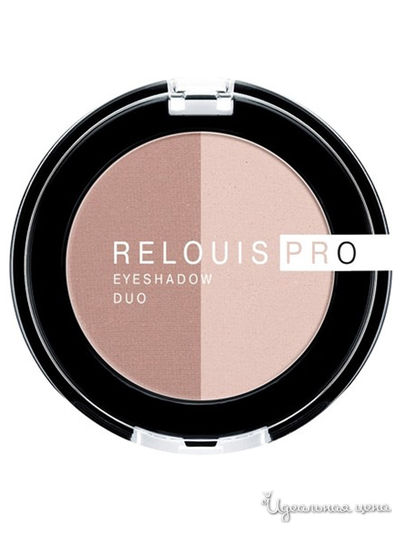 Тени Pro Eyeshadow DUO, тон 101, Relouis