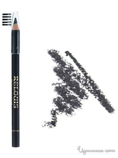 Карандаш для бровей контурный, тон 04 черный, Relouis