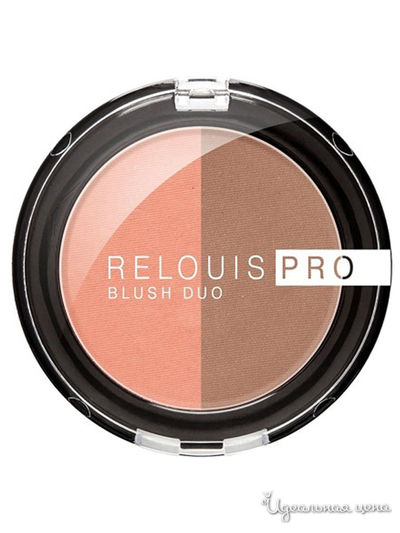 Румяна компактные RELOUIS PRO BLUSH DUO, тон 203, Relouis