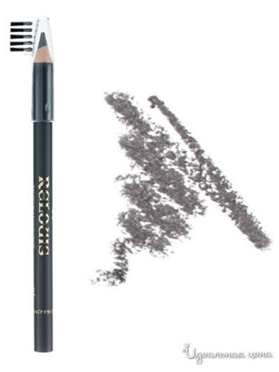 Карандаш для бровей контурный, тон 02 темно-серый, Relouis