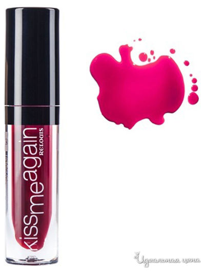 Гель-тинт для губ оттеночный Kiss Me Again, тон 04 фуксия, Relouis