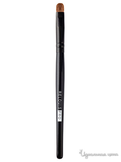 Кисть косметическая плоская для теней, натуральный ворс, Relouis