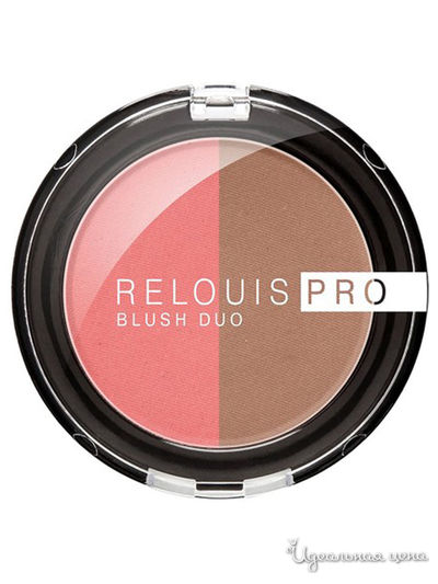 Румяна компактные RELOUIS PRO BLUSH DUO, тон 204, Relouis