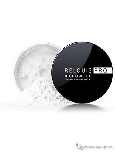 Пудра для лица фиксирующая прозрачная PRO HD powder, Relouis