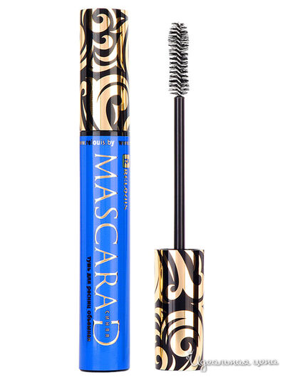 Тушь для ресниц Mascarad синяя, объемная, Relouis
