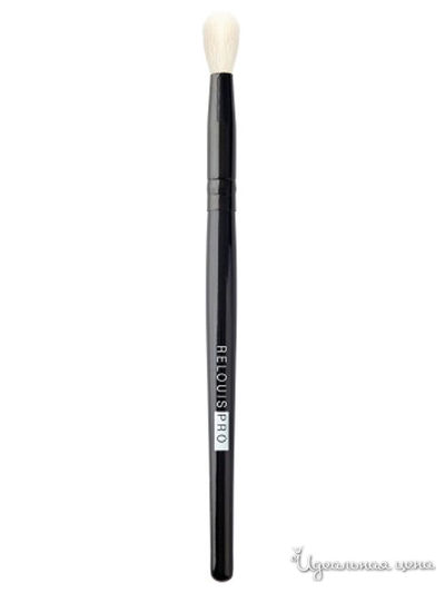 Кисть косметическая растушевочная для теней, натуральный ворс, Relouis