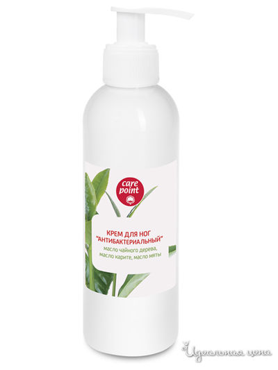 Крем для ног антибактериальный Care Point, 200 мл, DOMIX