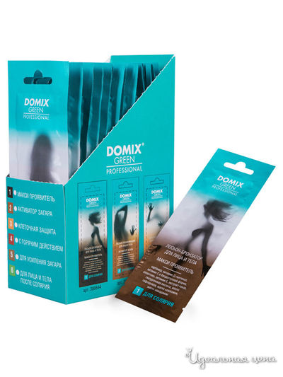 Лосьон-бронзатор для лица и тела макси проявитель №1, 20 мл, DOMIX