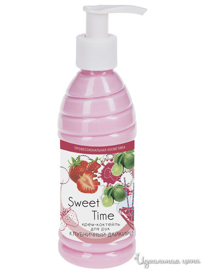 Крем-коктейль для рук клубничный дайкири Sweet Time, 210 мл, DOMIX