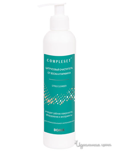 Средство для очистки рабочих поверхностей от воска и парафина с цитрусовым ароматом, 250 мл, DOMIX