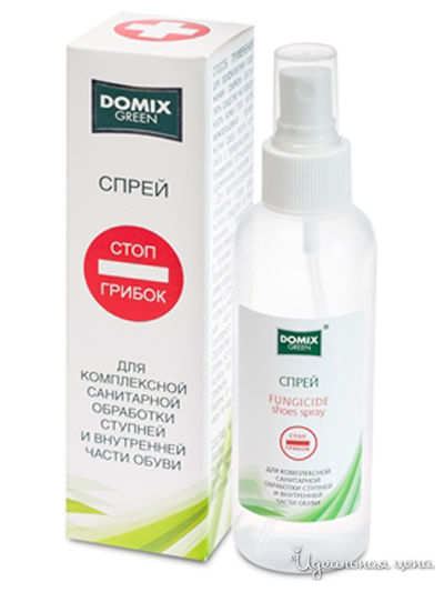Лосьон-спрей для комплексной санитарной обработки ступней и внутренней части обуви Стоп грибок, 150 мл, DOMIX