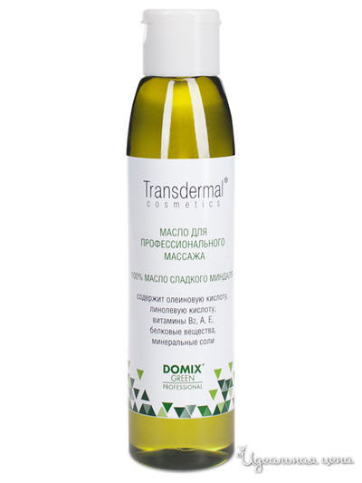 Масло для массажа сладкого миндаля без отдушек, 136 мл, DOMIX