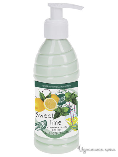 Крем-коктейль для ног Свежесть мохито Sweet time, 210 мл, DOMIX