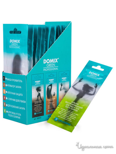 Бальзам для лица и тела восстанавливающий после солярия №6, 20 мл, DOMIX