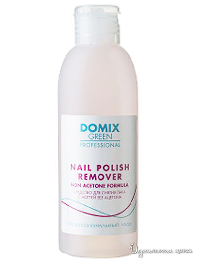 Средство для снятия лака с ногтей без ацетона Nail polish remover non acetone formula, 200 мл, DOMIX