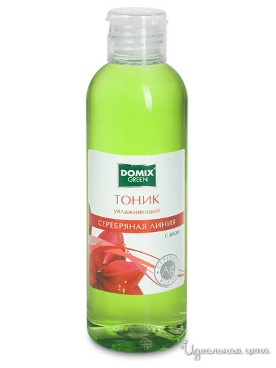 Тоник для лица увлажняющий с алоэ и наносеребром, 200 мл, DOMIX
