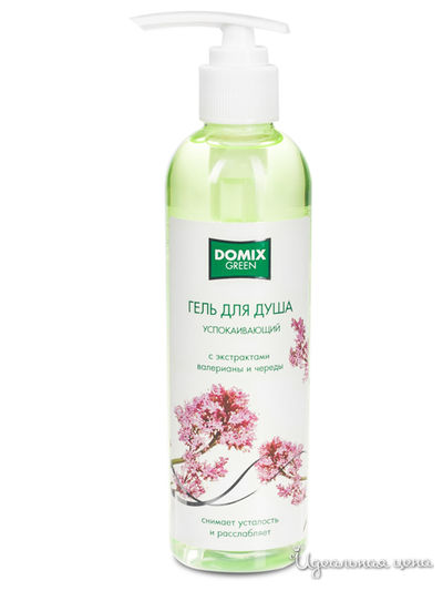 Гель для душа успокаивающий с экстрактами валерианы и череды, 250 мл, DOMIX