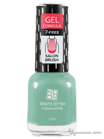 Гель-лак для ногтей, 21 ментоловый, 12 мл, Brigitte Bottier