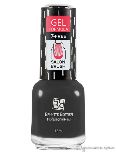 Гель-лак для ногтей, 23 мокрый асфальт, 12 мл, Brigitte Bottier
