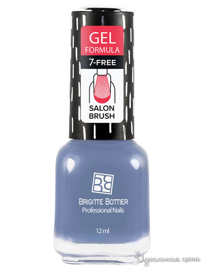 Гель-лак для ногтей, 30 серо-синий, 12 мл, Brigitte Bottier