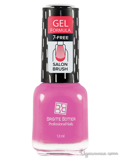 Гель-лак для ногтей, 24 пастельно розовый, 12 мл, Brigitte Bottier