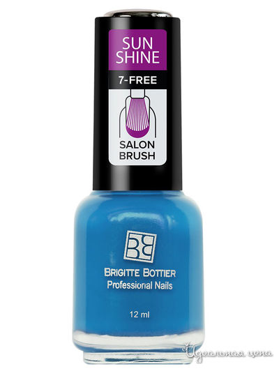 Лак для ногтей, 16 сочный  голубой, 12 мл, Brigitte Bottier