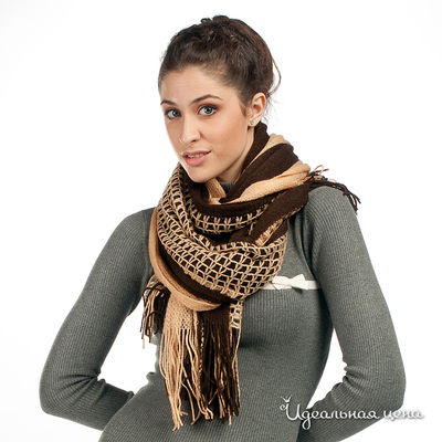 Палантин Venera, цвет цвет бежево-коричневый