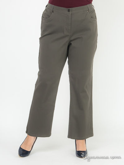 Прямые брюки Klingel, цвет хаки