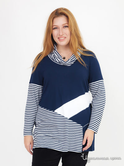 Туника Miamoda Klingel, цвет синий, белый, полоска