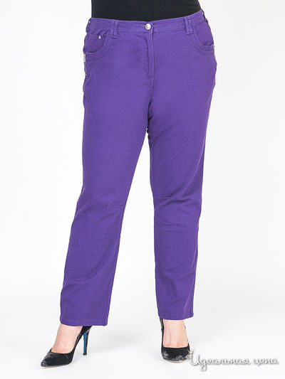 Прямые брюки Laura Kent Klingel, цвет лиловый