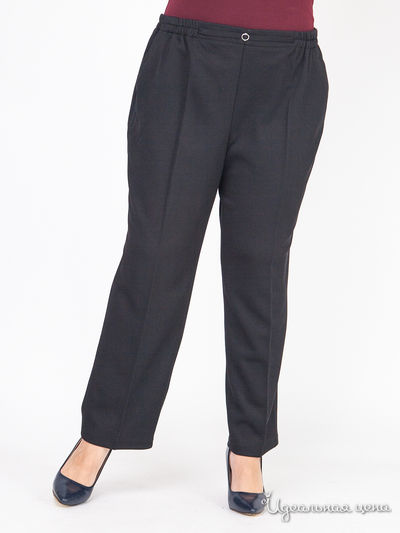 Прямые брюки в рубчик Julietta Klingel, цвет черный