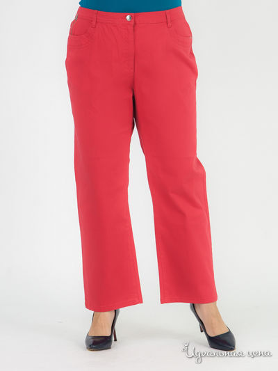 Прямые брюки Klingel, цвет красный