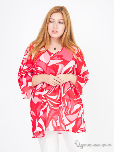 Туника Klingel, цвет красный, белый, рисунок