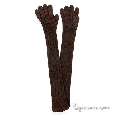 Перчатки Venera женские, цвет коричневый