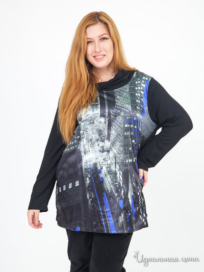 Туника Laura Kent Klingel, цвет черный, синий, принт