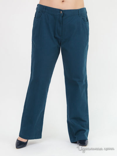 Прямые джинсы Klingel, цвет сине-зеленый