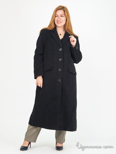 Пальто из шерсти и кашемира La belle Klingel, цвет черный
