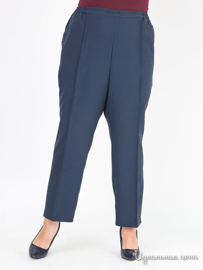 Прямые брюки с вышивкой на поясе Klingel, цвет темно-синий