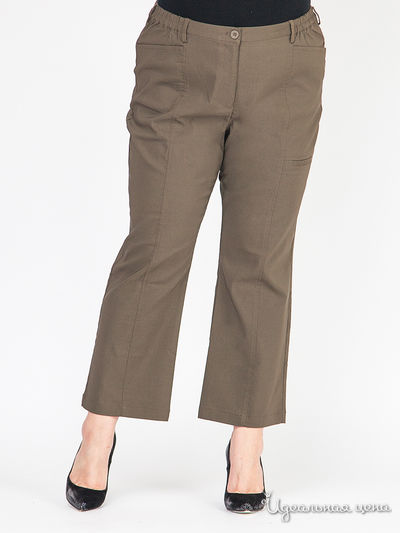 Прямые брюки Klingel, цвет оливковый