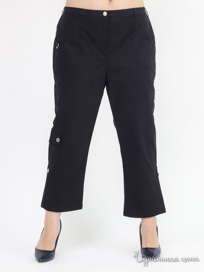 Укороченные брюки карго Laura Kent Klingel, цвет черный