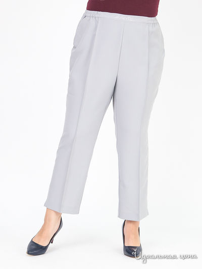 Прямые брюки с вышивкой на поясе Klingel, цвет серый