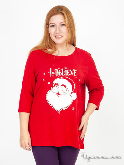 Футболка Yours Klingel, цвет красный, принт