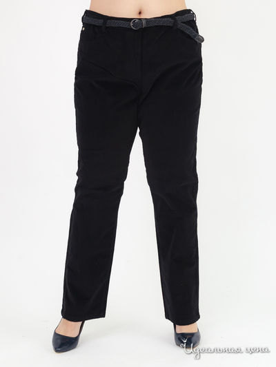 Вельветовые брюки Paola Klingel, цвет черный